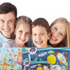 Wooden Jigsaw Puzzle Set for Kids - 60 Pieces of Cartoon Vehicles & Animals
