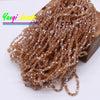 2mm Triangle Crystal Glass Beads for Jewelry Making (Approx. 130 Pieces)