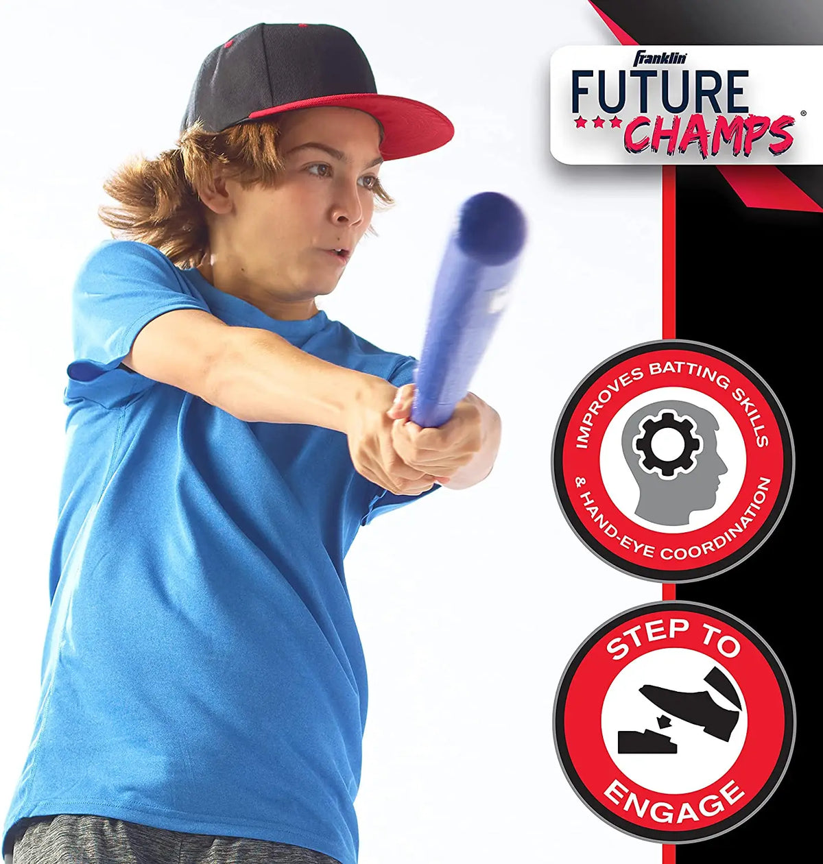 Kids Baseball T-Ball Pitching Machine Set with Bat and Balls