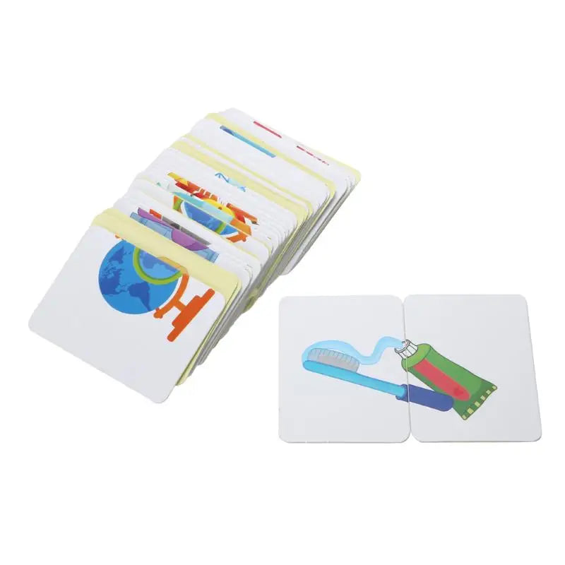 Toddler Card Matching Puzzle Game – Fun Learning Cards in a Travel-Friendly Tin