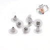 Soft Silicone Earring Backs for Stud Earrings – Clear Rubber Stoppers for Jewelry Making