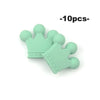 Crown Shaped Silicone Beads for DIY Jewelry & Teethers