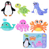 Montessori Wooden Animal Puzzle Set with Storage Box