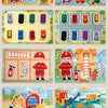 Montessori Toddler Busy Book with Matching Games