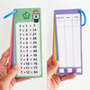 Reusable Multiplication Practice Cards Set for Kids (0-12) with Dry-Erase Pens