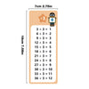 Reusable Multiplication Practice Cards Set for Kids (0-12) with Dry-Erase Pens