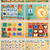 Montessori Toddler Busy Book with Matching Games