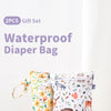 2-Pack Waterproof Wet/Dry Bags for Diapers & Baby Essentials