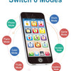 Kids' Interactive Learning Phone – Musical Toy with Lights & English Sounds