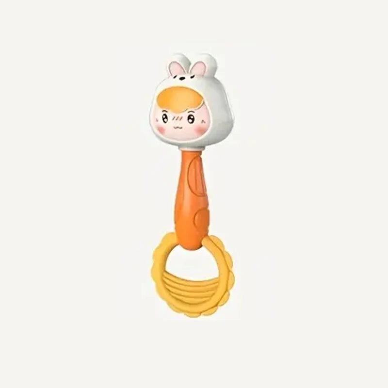 Cartoon Animal Rattle Handbell for Baby Sensory Development