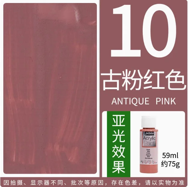 PEBEO DECO Acrylic Paint – 59ml Matte Finish for Ceramics, Wood, Metal & More