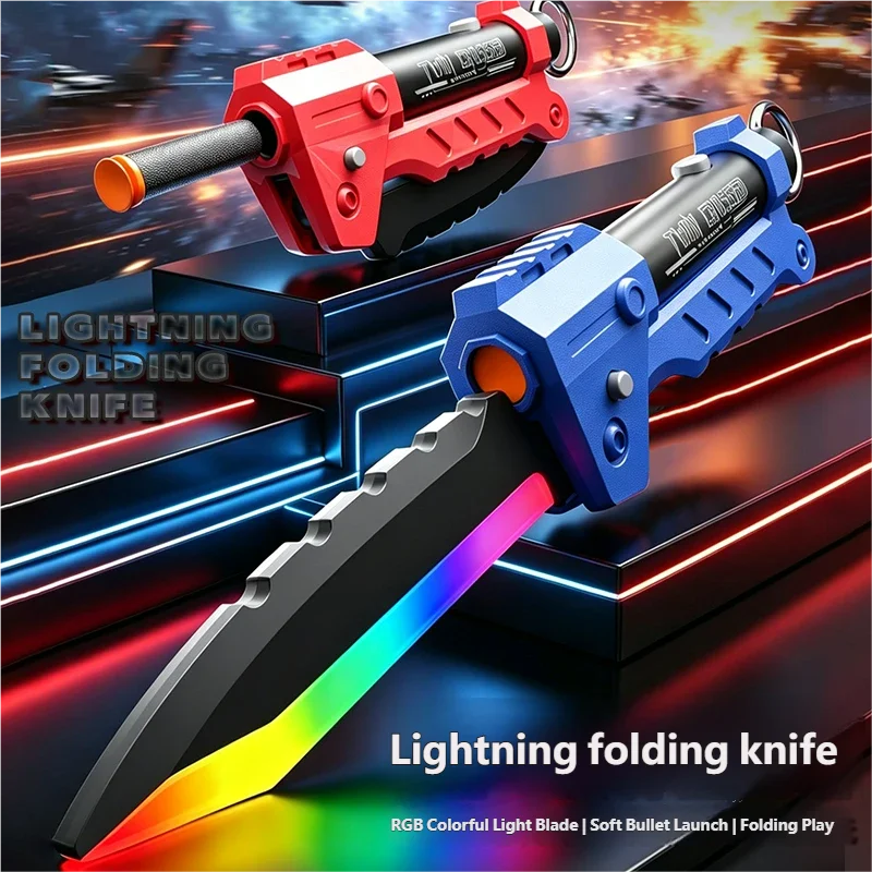 Glowing LED Sword Toy for Kids and Adults
