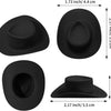 Mini Plastic Cowboy Hats for Party Favors and Cake Toppers