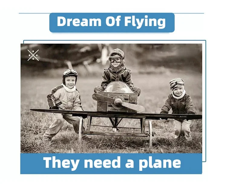 Large 50cm Foam Glider Airplane – Hand-Launch Flying Toy