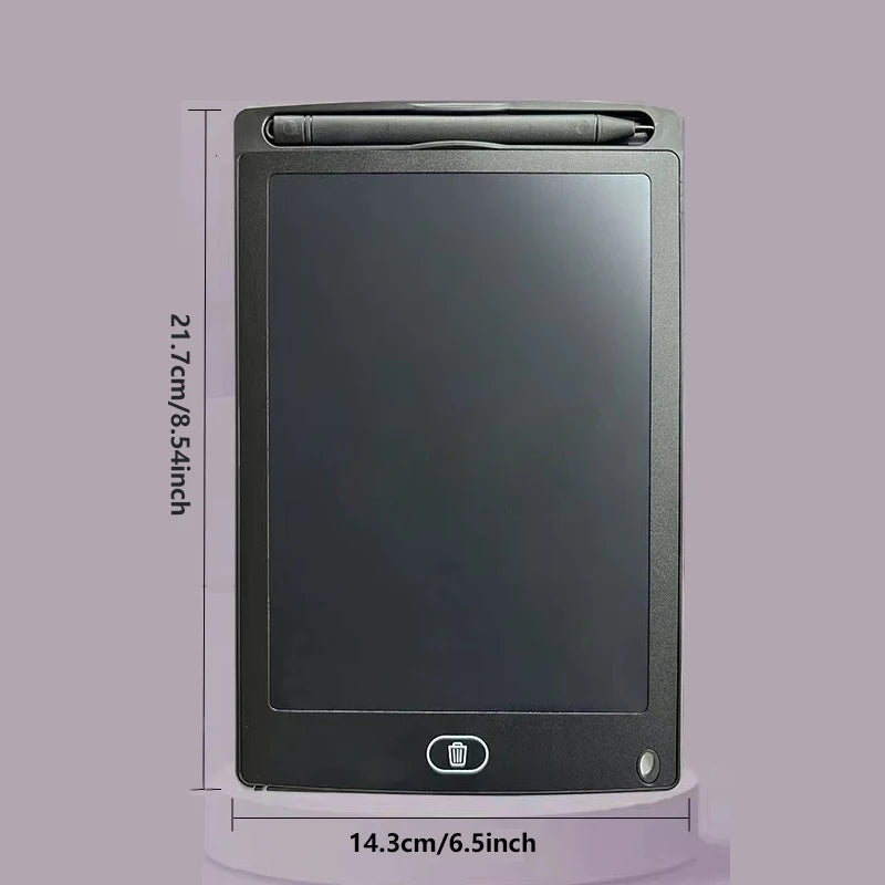 Glare-Free LCD Drawing Tablet with Pressure-Sensitive Stylus