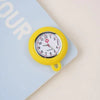 Colorful Silicone Nurse Pocket Watch with Brooch Pin