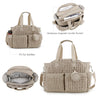 Waterproof Diaper Bag with Multiple Pockets for Parents