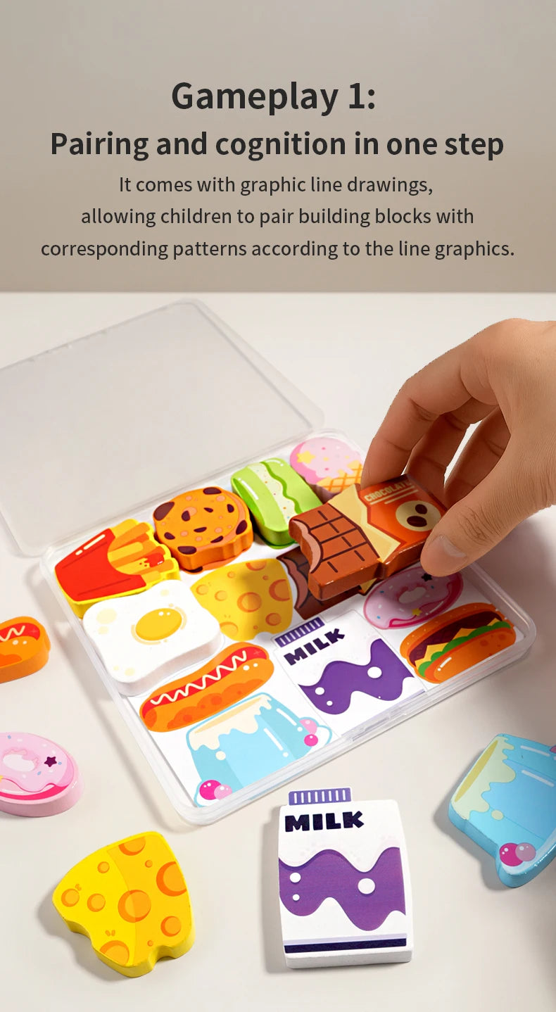 Wooden 3D Jigsaw Puzzle for Kids – Montessori Learning Toy