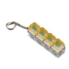 LED Crystal Keyboard Keychain Fidget Toy