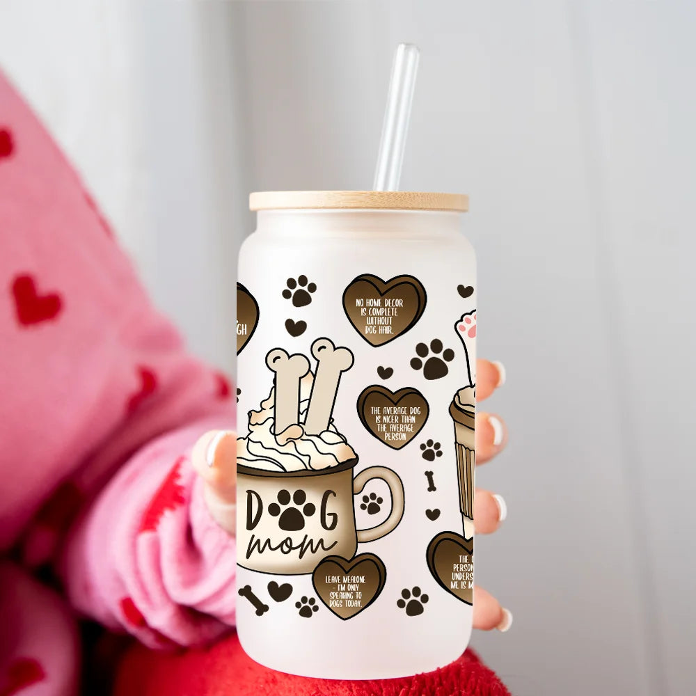 16oz UV DTF Cup Wrap Sticker for Libbey Glass Cans