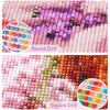 Cherry Blossom Tower Diamond Painting Kit – DIY 5D Wall Art for Adults