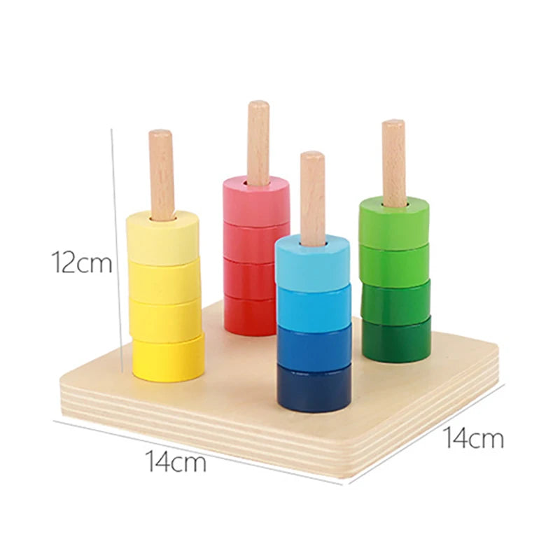 Wooden Montessori Object Permanence Toy for Toddlers