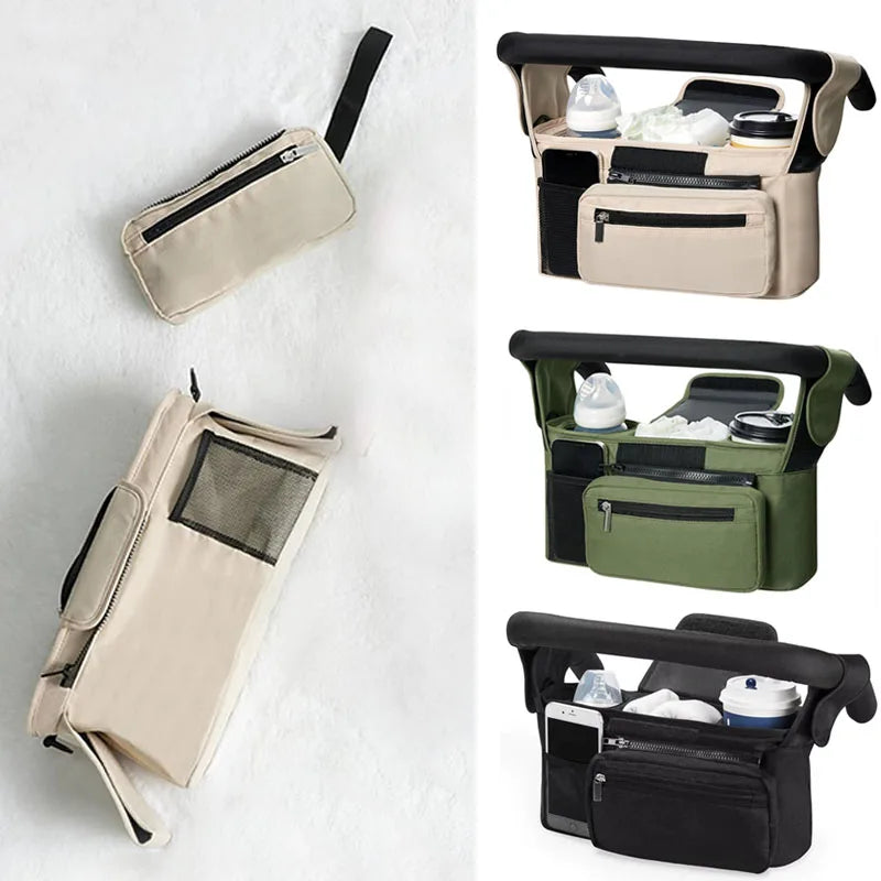 Stroller Storage Organizer Bag with Large Capacity