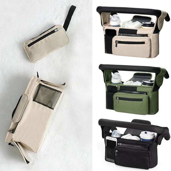 Stroller Storage Organizer Bag with Large Capacity