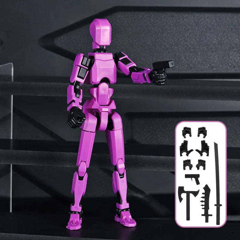 3D Articulated Action Figure Building Toy