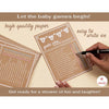 Baby Shower Guess Who Game Cards (Set of 10) for Mom or Dad
