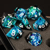 Handmade Resin Sharp Edge Dice Set for RPG Gaming