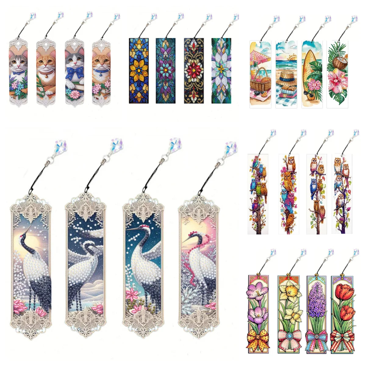 DIY Diamond Art Bookmark Craft Kit
