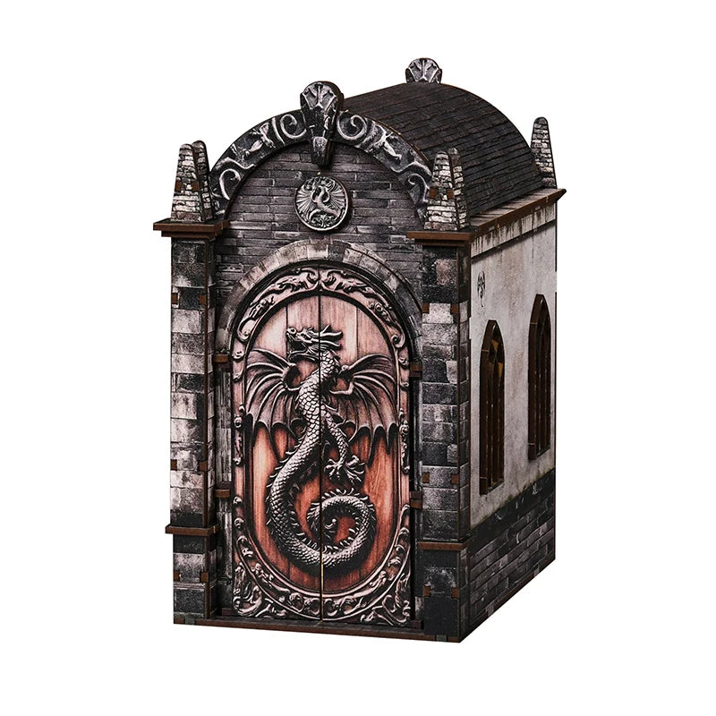 DIY Wooden Book Nook Kit - Dragon Treasure Labyrinth