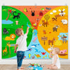 Zoo Animals Felt Board Storytelling Set for Kids