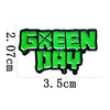 Green Rock Band Pin – Metal Lapel Brooch for Music Lovers