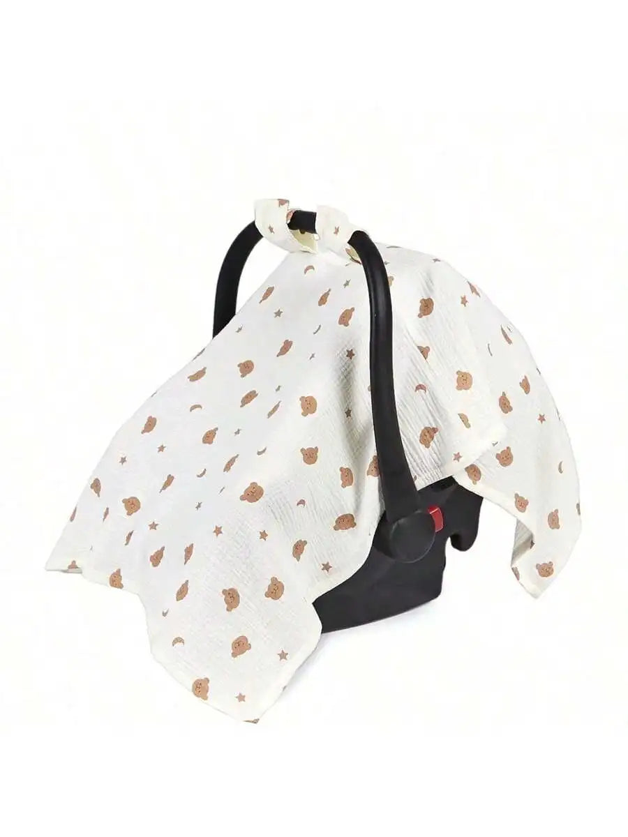 Baby Stroller Sunshade and Dust Cover - Soft Breathable Canopy