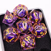 Resin Polyhedral Dice Set for Tabletop Gaming