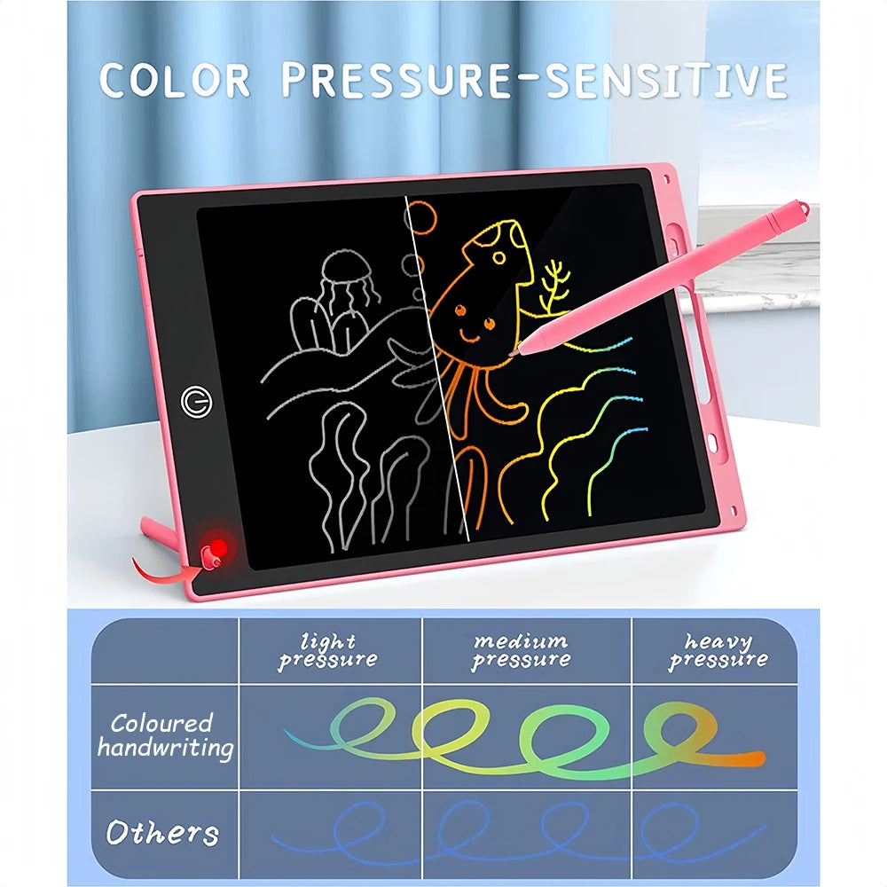 LCD Writing Tablet for Kids – Reusable Drawing Board with Stylus