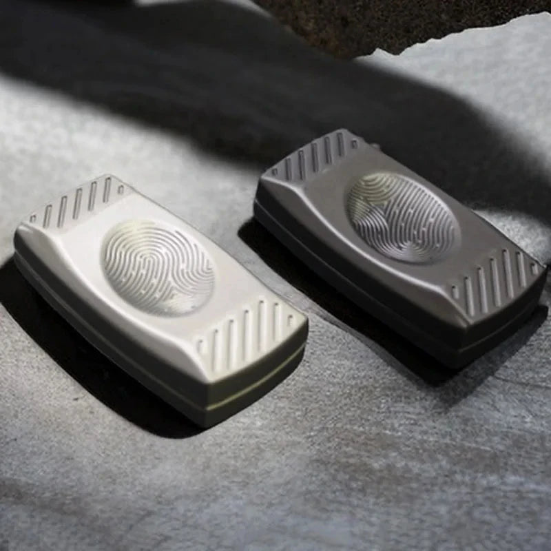 Magnetic Metal Fidget Slider with Fingerprint Grip