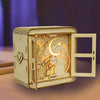 3D Wooden Castle Puzzle Night Light