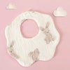 6-Layer Cotton Gauze Baby Bibs (3-Pack)