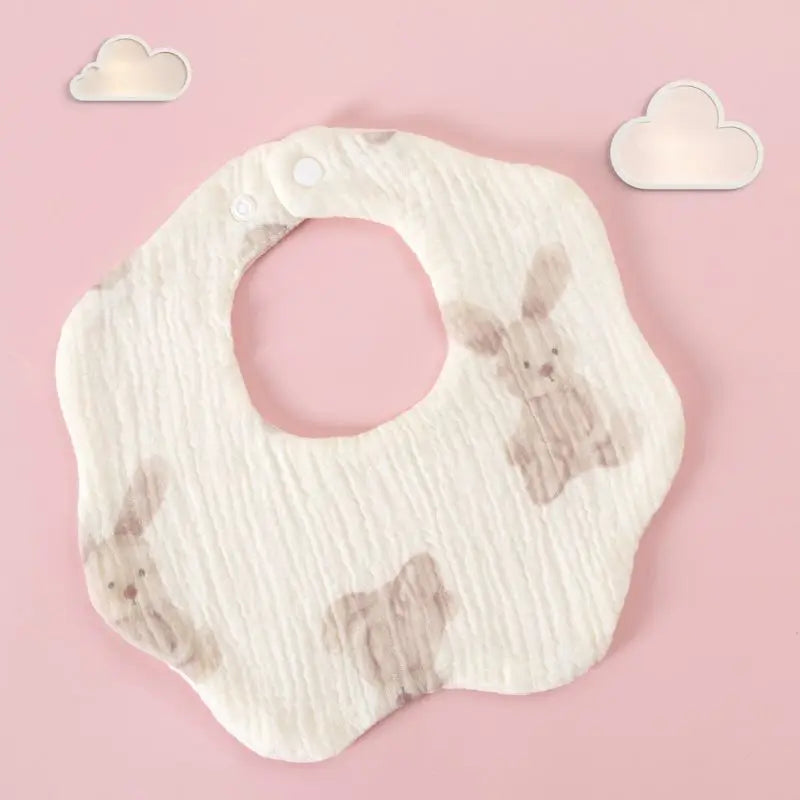 6-Layer Cotton Gauze Baby Bibs (3-Pack)
