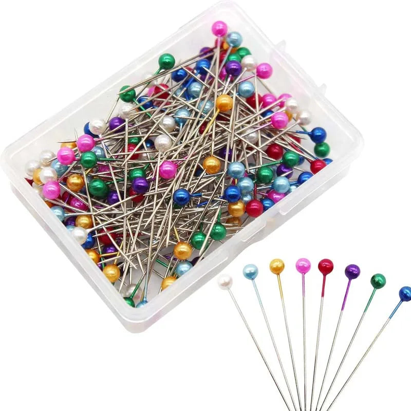 Pearlized Ball Head Sewing Pins for Quilting and Crafting