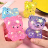 Glitter Gummy Bear Stress Relief Squishy Toy