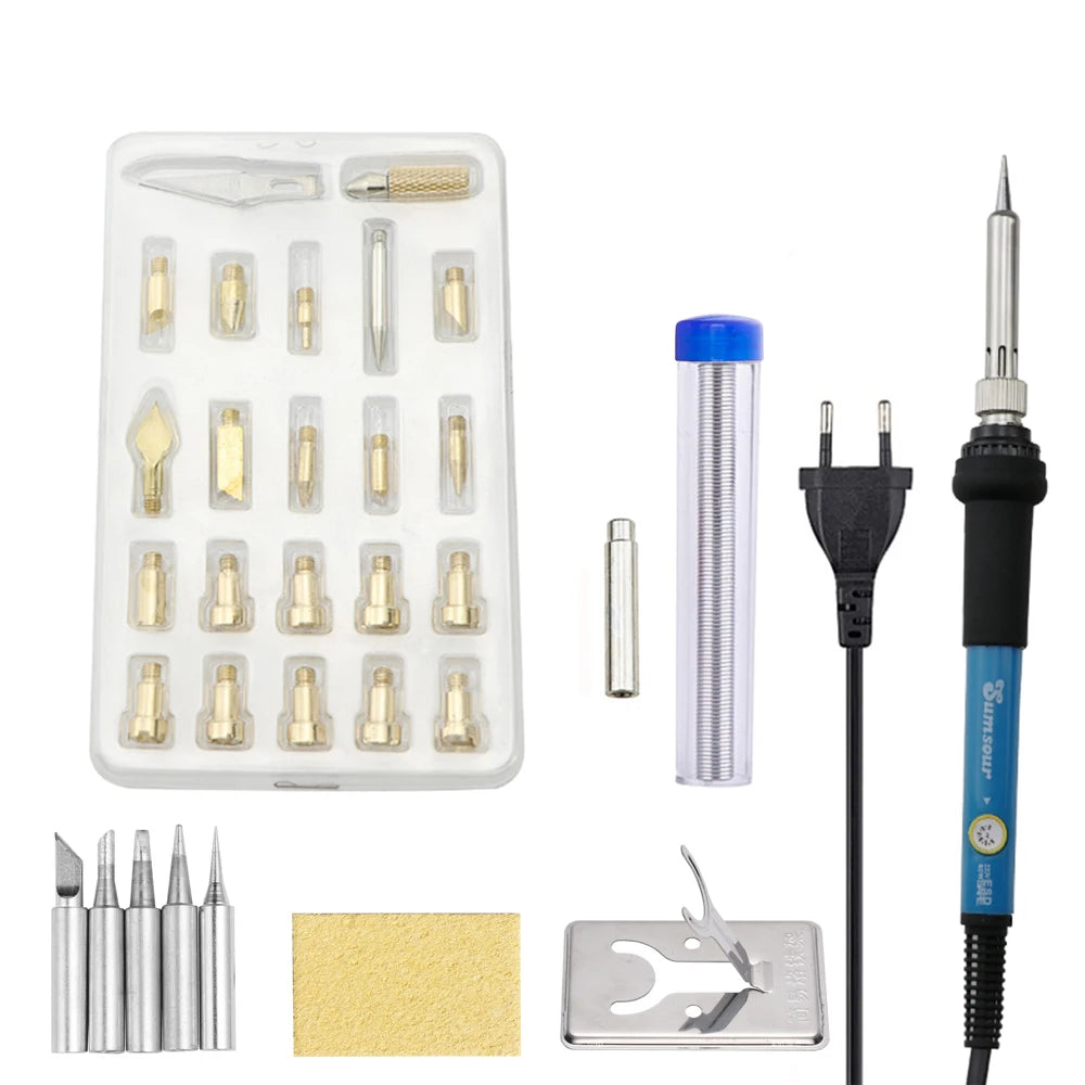 Adjustable Temperature Wood Burning & Soldering Pen Kit