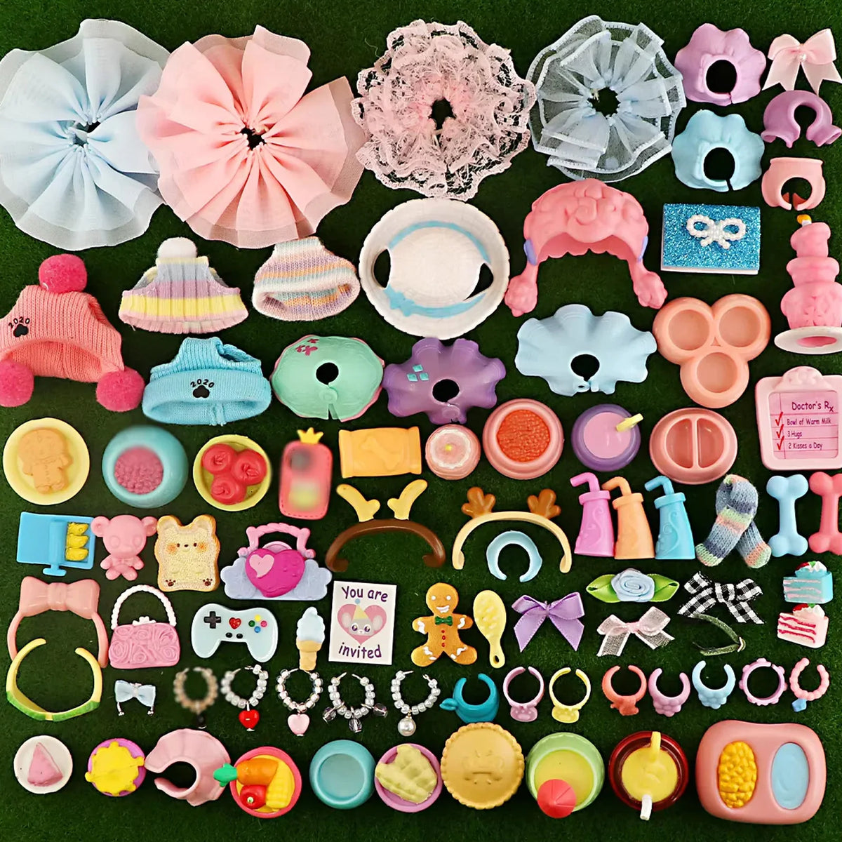 35-Piece Mini Pet & Doll Accessory Variety Pack