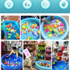 Magnetic Fishing Game with Inflatable Pool