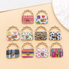 Colorful Enamel Handbag Charms for Jewelry Making