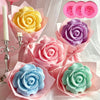 3D Rose Flower Silicone Mold Set for Candle, Soap & Resin Crafts