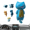 6-Pack PVC Cat Figurines for Car, Home, and Screen Decor